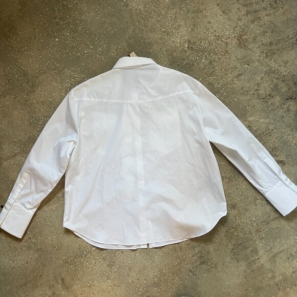 NWT Mango Shirt with Pockets and Tie Detail - Picture 4 of 5